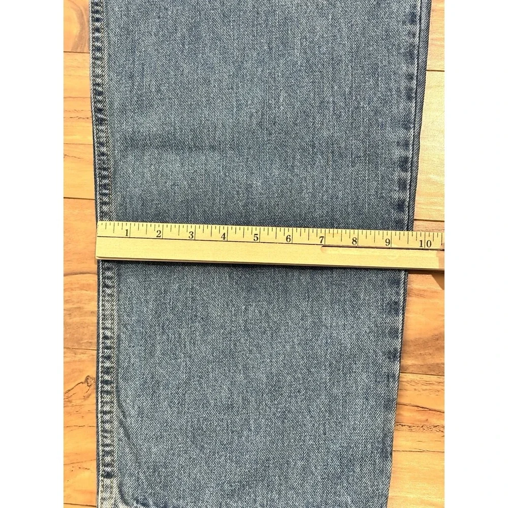 Levis 550 Jeans Mens 37x30 Relaxed Fit Medium Wash Blue Denim Pants Straight Leg